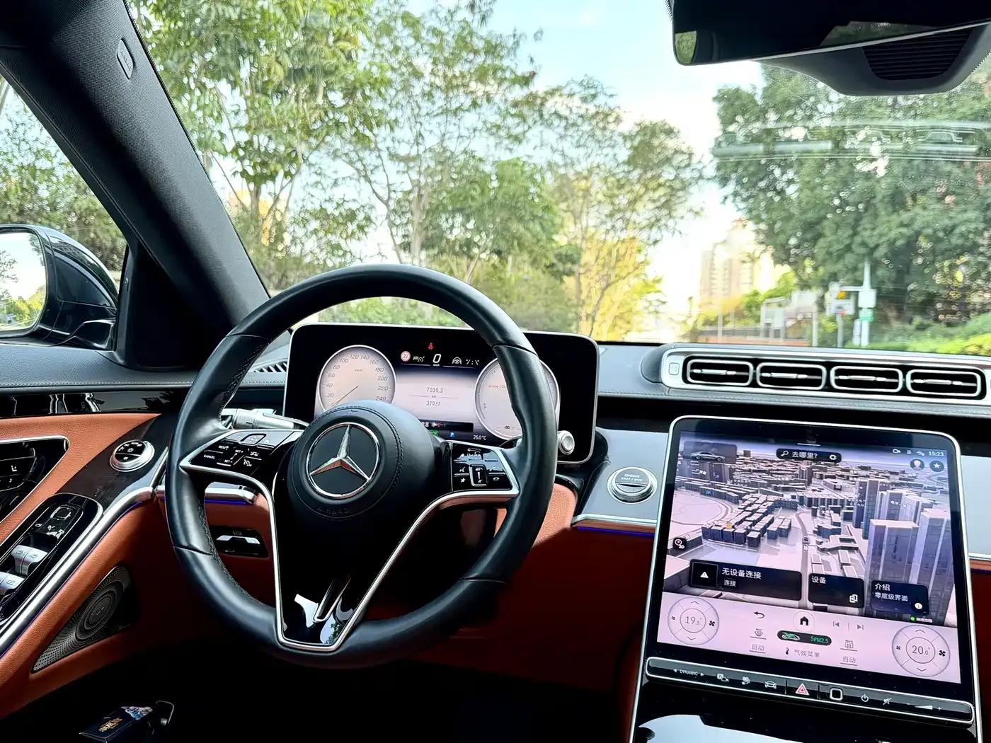 Mercedes-Benz S-Class PHEV 2023 Facelift S 450 e L Plug-in Hybrid Sedan — миниатюра 9