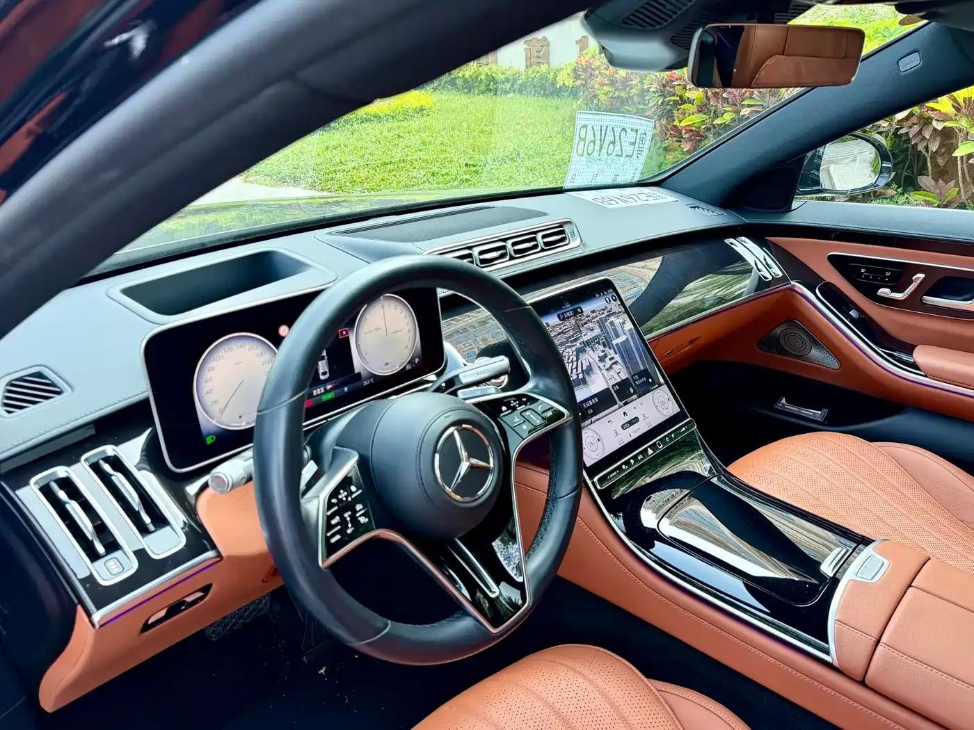Mercedes-Benz S-Class PHEV 2023 Facelift S 450 e L Plug-in Hybrid Sedan — миниатюра 10