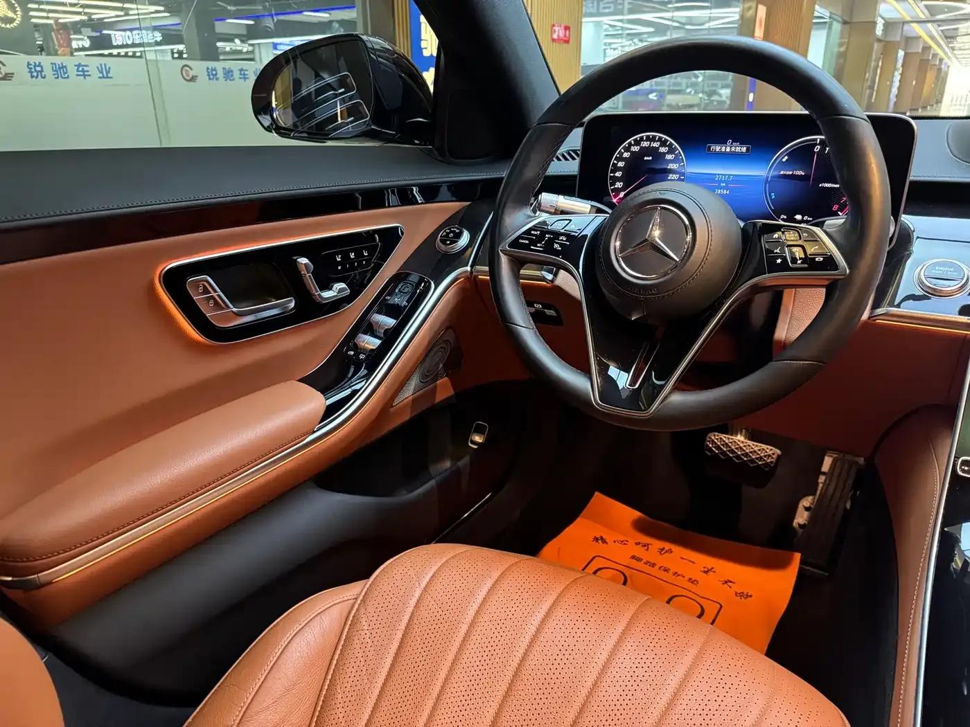 Mercedes-Benz S-Class PHEV 2023 Facelift S 450 e L Plug-in Hybrid Sedan — миниатюра 18