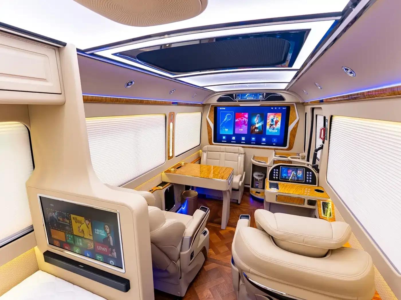 Hongqi Golden Sunflower Guoyue 2024 3.0T Luxury Edition 17-seater — миниатюра 19