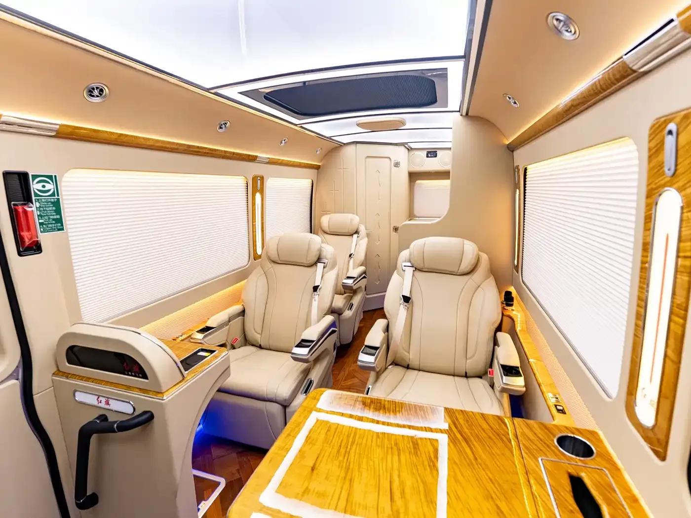 Hongqi Golden Sunflower Guoyue 2024 3.0T Luxury Edition 17-seater — миниатюра 24