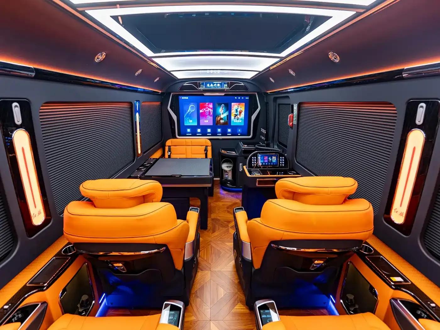 Hongqi Golden Sunflower Guoyue 2024 3.0T Flagship Edition 17-seater — миниатюра 16