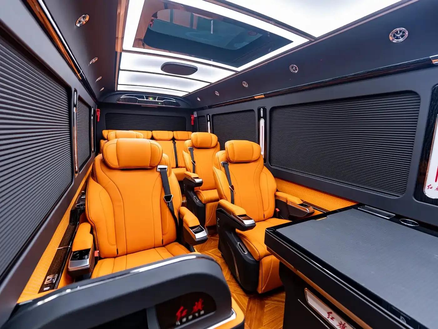 Hongqi Golden Sunflower Guoyue 2024 3.0T Flagship Edition 17-seater — миниатюра 9