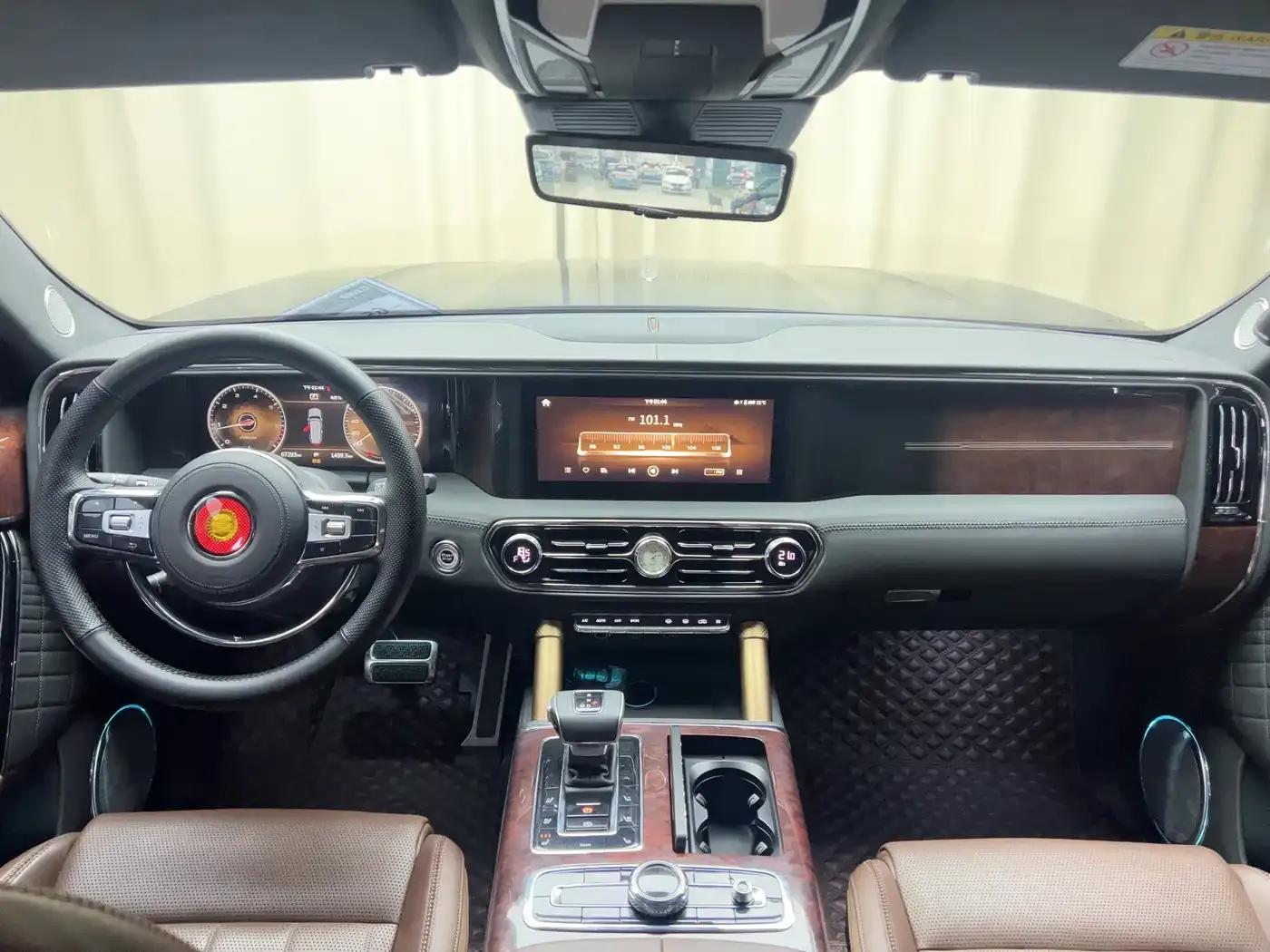 Hongqi Golden Sunflower National Glory 2022 4.0T Elegant Flagship Edition 6-seater — миниатюра 14