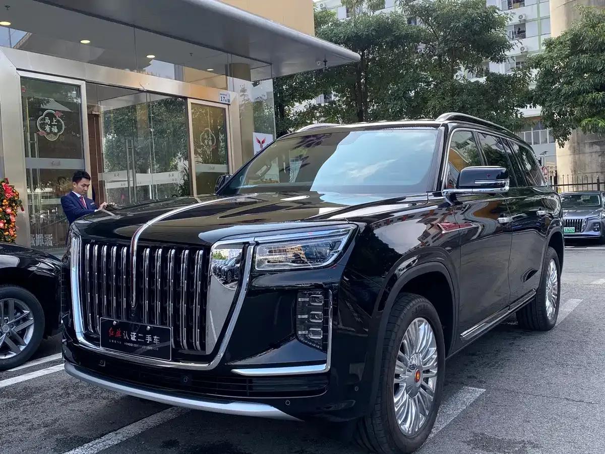Hongqi Golden Sunflower National Glory 2022 4.0T Premium Flagship Edition 4-seater — миниатюра 2