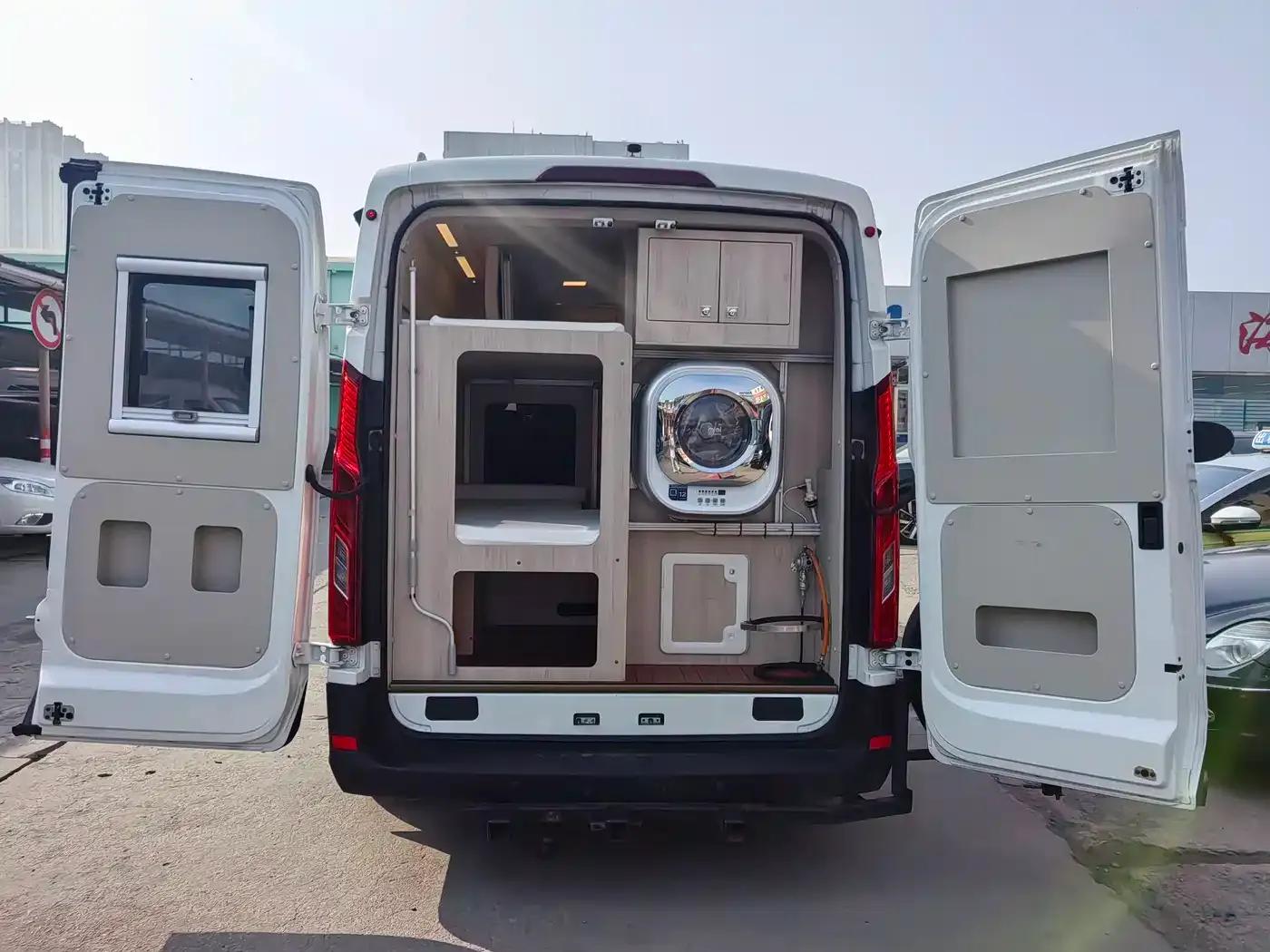 SAIC MAXUS V90 RV 2021 Model 2.0T Traveler V90 Self-propelled Class B Motorhome Luxury Version with Longitudinal Bed — миниатюра 12