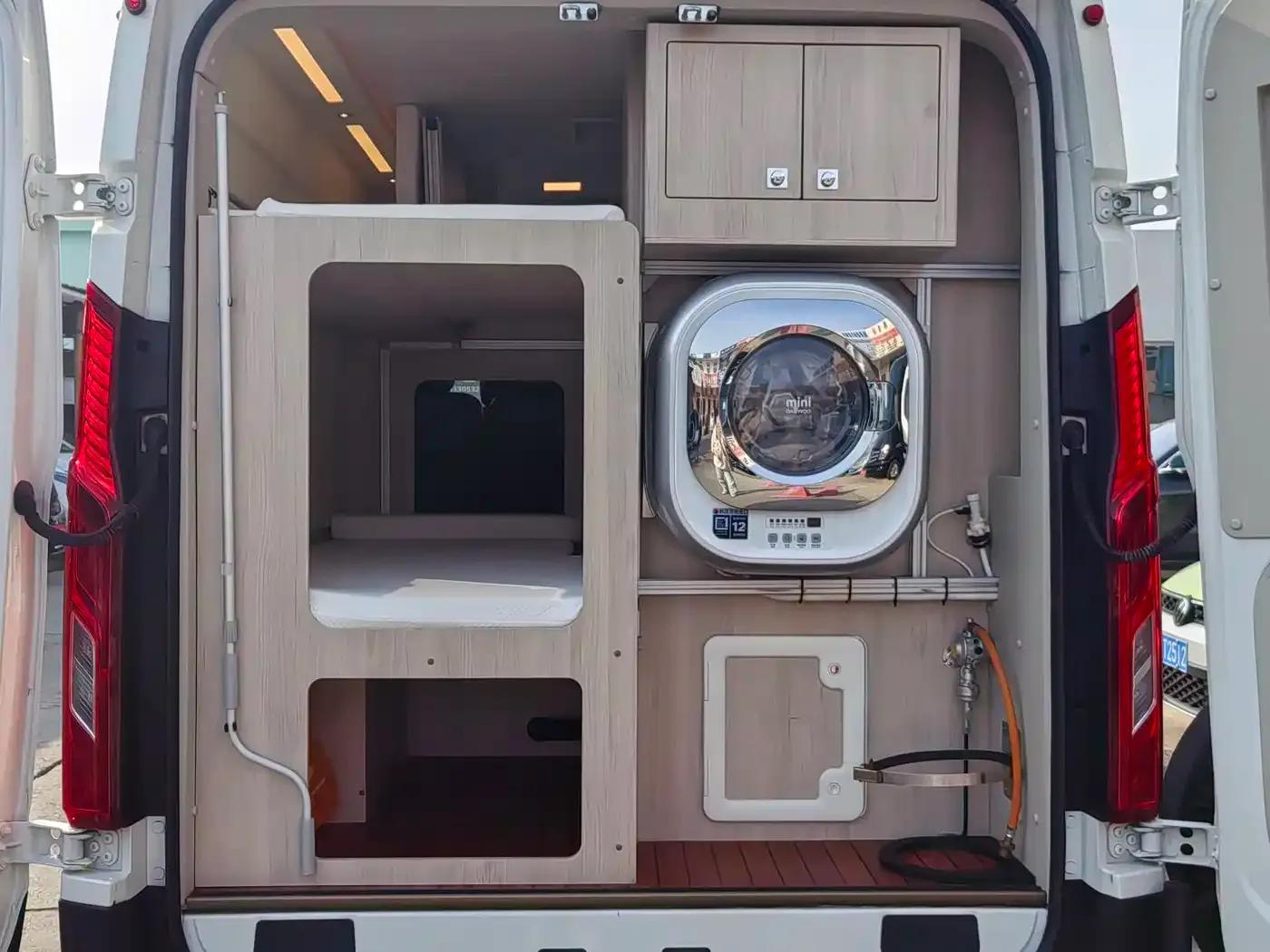 SAIC MAXUS V90 RV 2021 Model 2.0T Traveler V90 Self-propelled Class B Motorhome Luxury Version with Longitudinal Bed — миниатюра 13