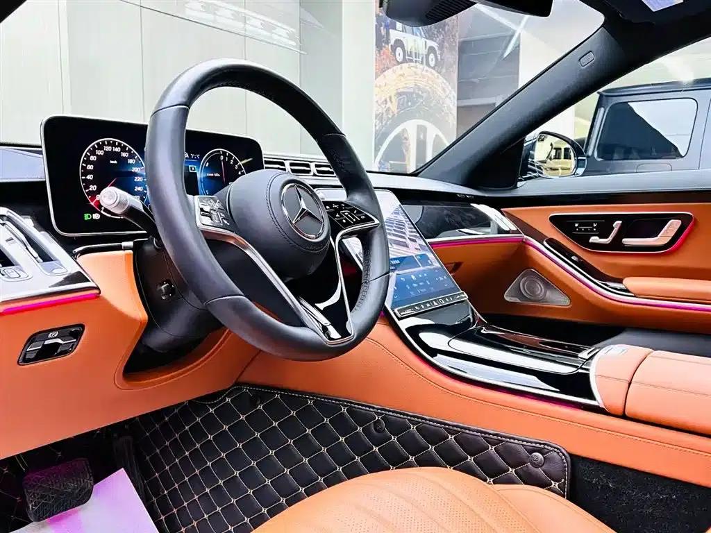 Mercedes-Benz S-Class PHEV 2023 S 450 e L Plug-in Hybrid Sedan — миниатюра 8