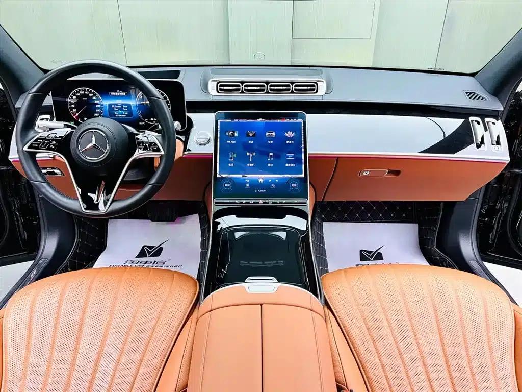 Mercedes-Benz S-Class PHEV 2023 S 450 e L Plug-in Hybrid Sedan — миниатюра 9