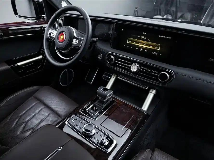 Hongqi Golden Sunflower National Glory 2022 4.0T Elegant Flagship Edition 6-seater — миниатюра 20