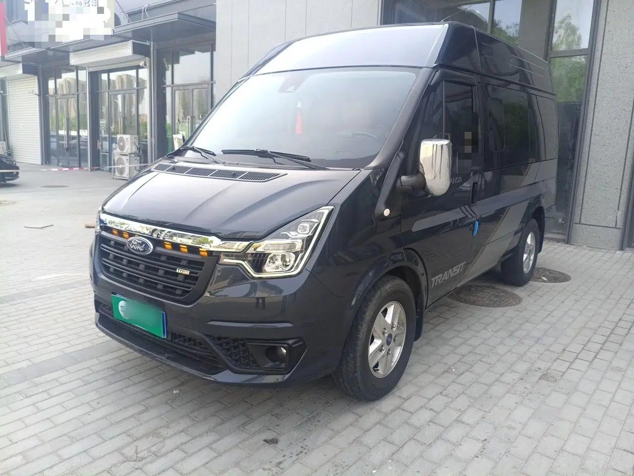 Ford Transit Custom 2021 2.2T Manual Logistics Vehicle Pro Short Wheelbase 6-Seater Mid-Roof China VI Standard — миниатюра 1
