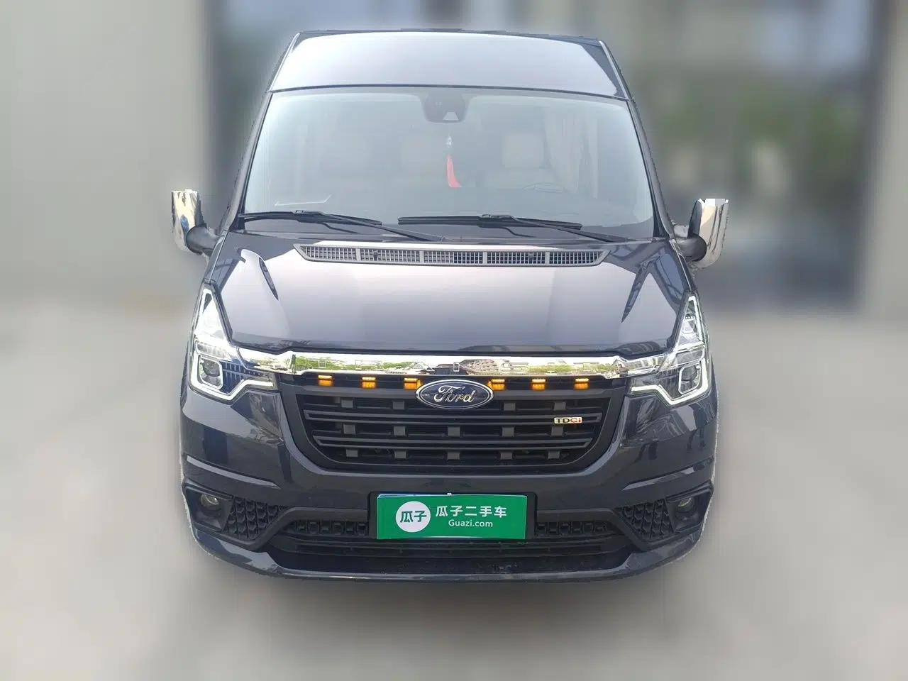 Ford Transit Custom 2021 2.2T Manual Logistics Vehicle Pro Short Wheelbase 6-Seater Mid-Roof China VI Standard — миниатюра 2