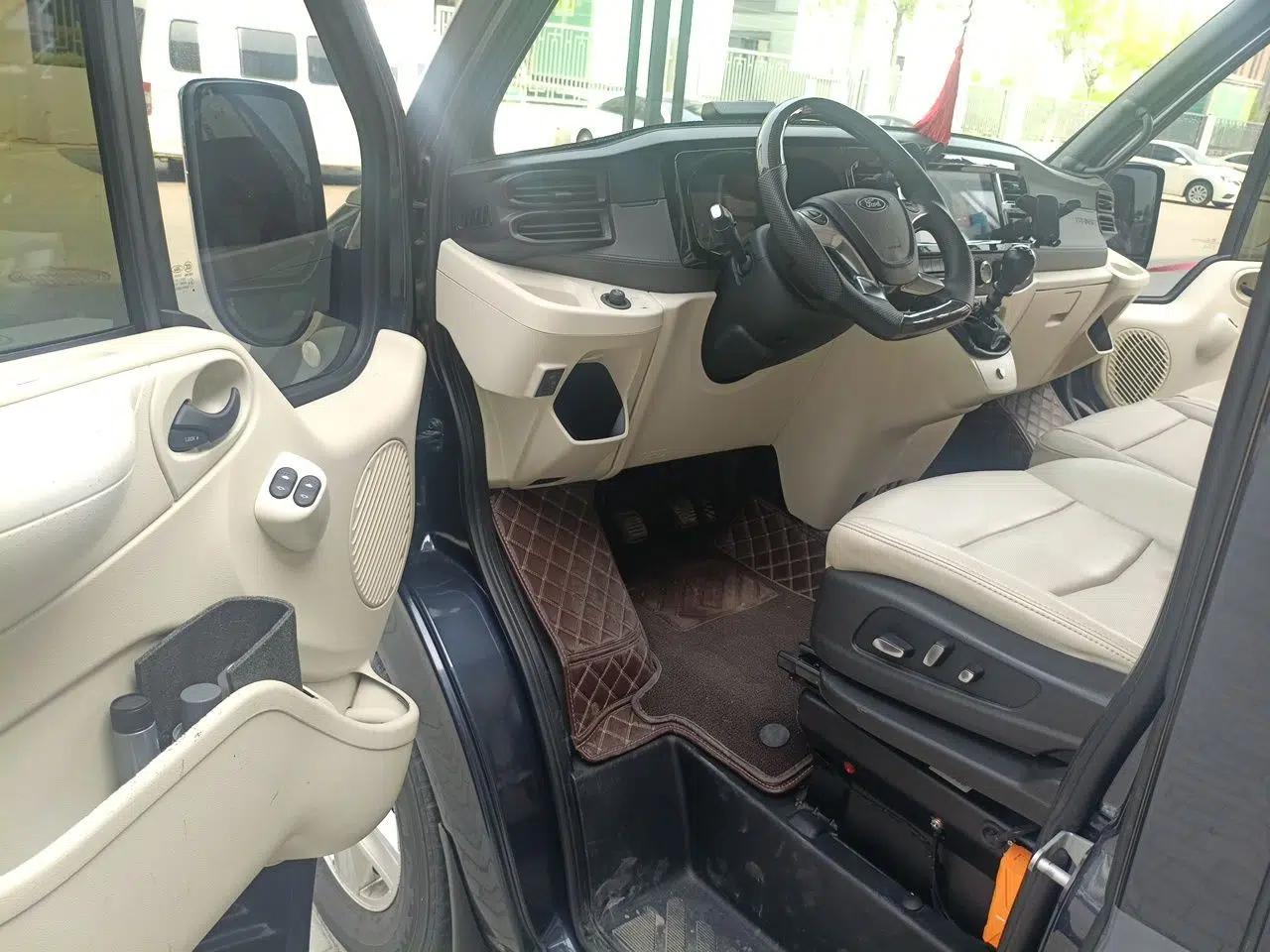 Ford Transit Custom 2021 2.2T Manual Logistics Vehicle Pro Short Wheelbase 6-Seater Mid-Roof China VI Standard — миниатюра 17