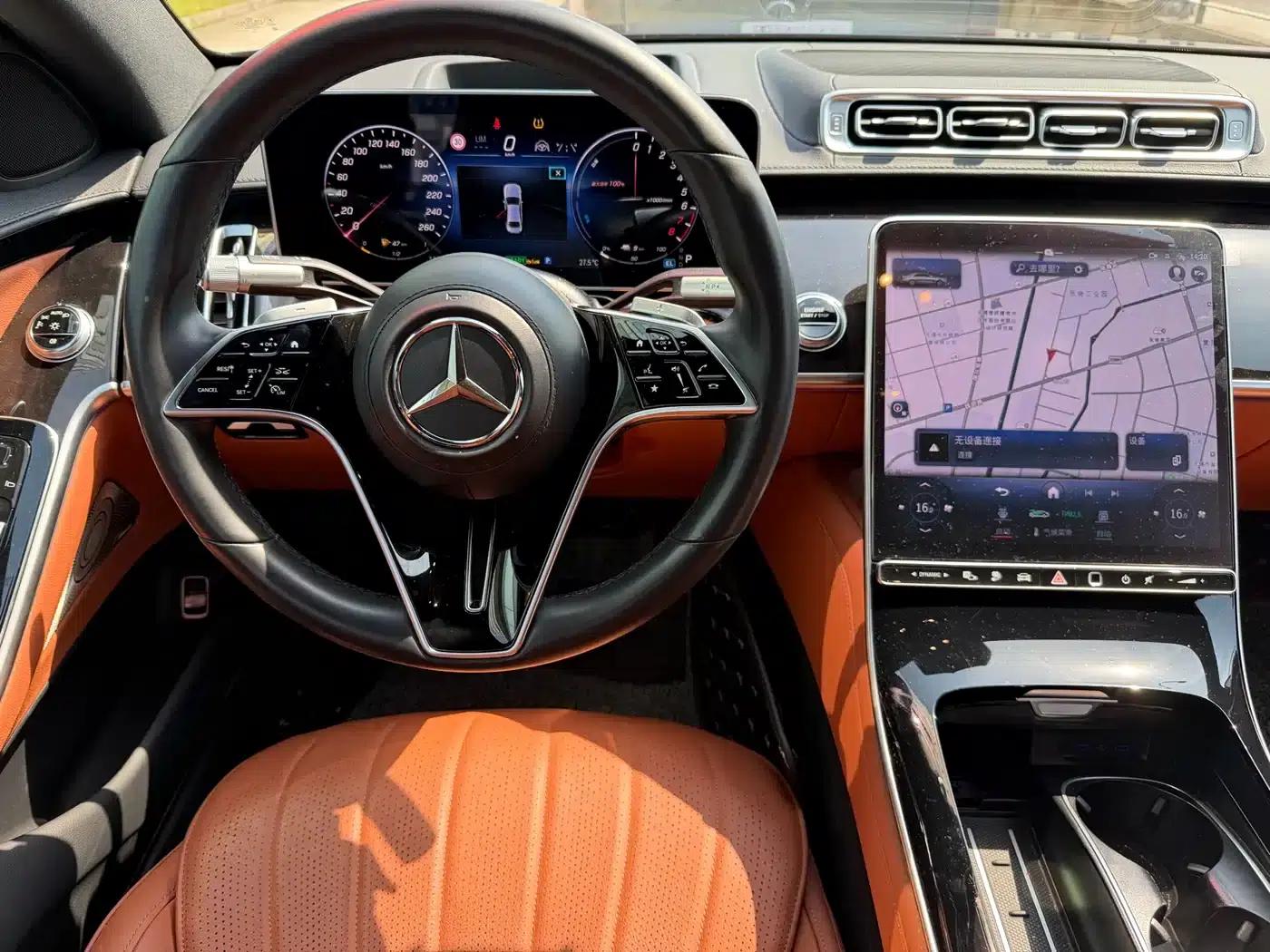 Mercedes-Benz S-Class PHEV 2024 S 450 e L Plug-in Hybrid Sedan — миниатюра 10