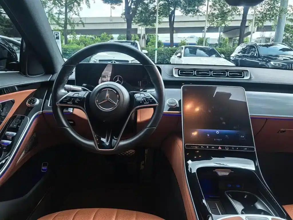 Mercedes-Benz S-Class PHEV 2023 S 450 e L Plug-in Hybrid Sedan — миниатюра 15