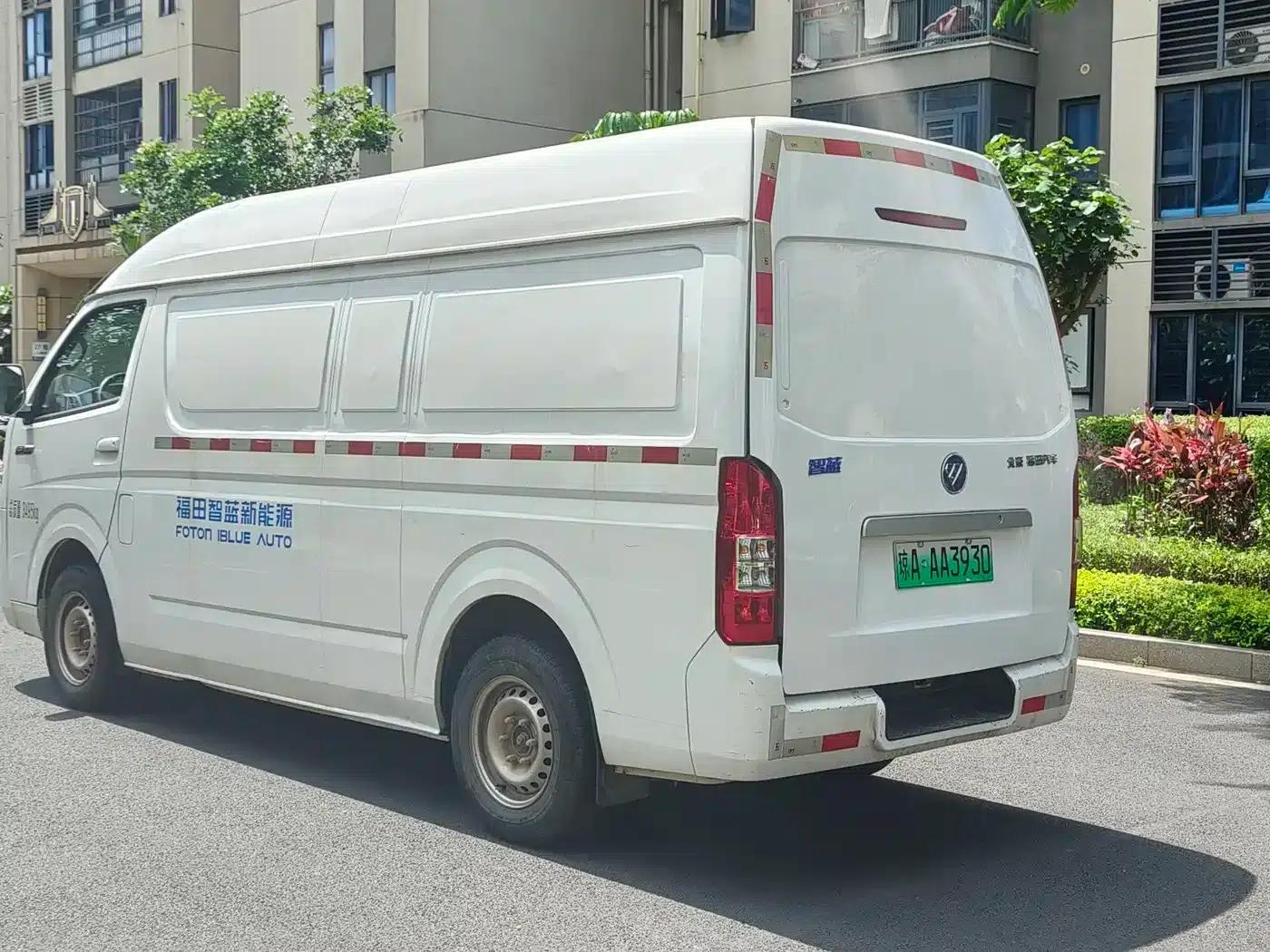Fengjing Zhilan G7 New Energy 2022 Model, Long Wheelbase High Roof 2-Seat Van with CATL 50.23kWh — миниатюра 8