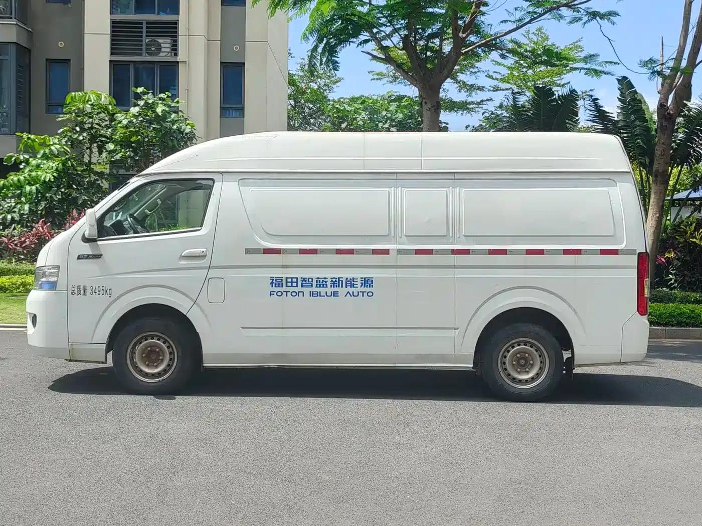 Fengjing Zhilan G7 New Energy 2022 Model, Long Wheelbase High Roof 2-Seat Van with CATL 50.23kWh — миниатюра 9