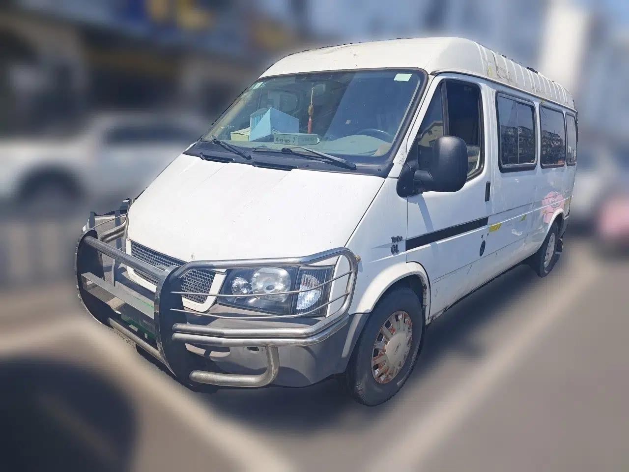 Ford Classic Transit 2013 2.8T Diesel Ice White Logistics Vehicle Long Wheelbase Mid-Roof Design – JX493ZLQ4 — миниатюра 1