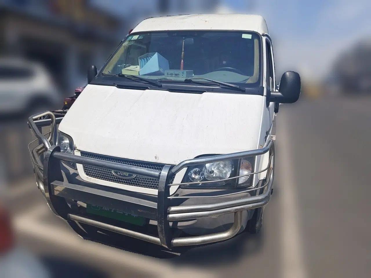 Ford Classic Transit 2013 2.8T Diesel Ice White Logistics Vehicle Long Wheelbase Mid-Roof Design – JX493ZLQ4 — миниатюра 2