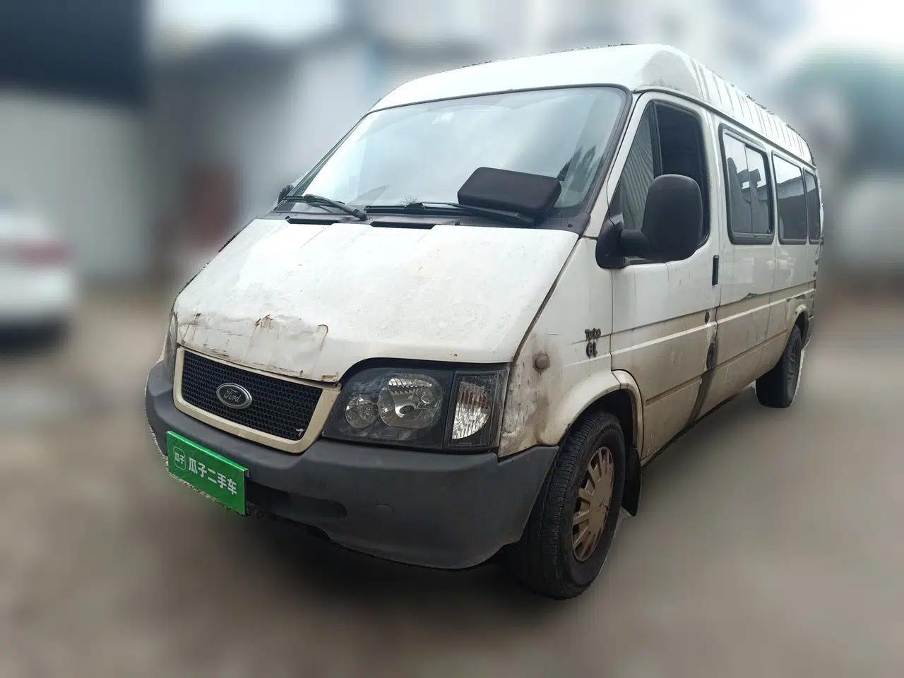 Ford Classic Transit 2013 2.8T Refurbished Diesel Ice-White Logistics Vehicle Long Wheelbase Mid-Roof Model JX493ZLQ4 — миниатюра 1