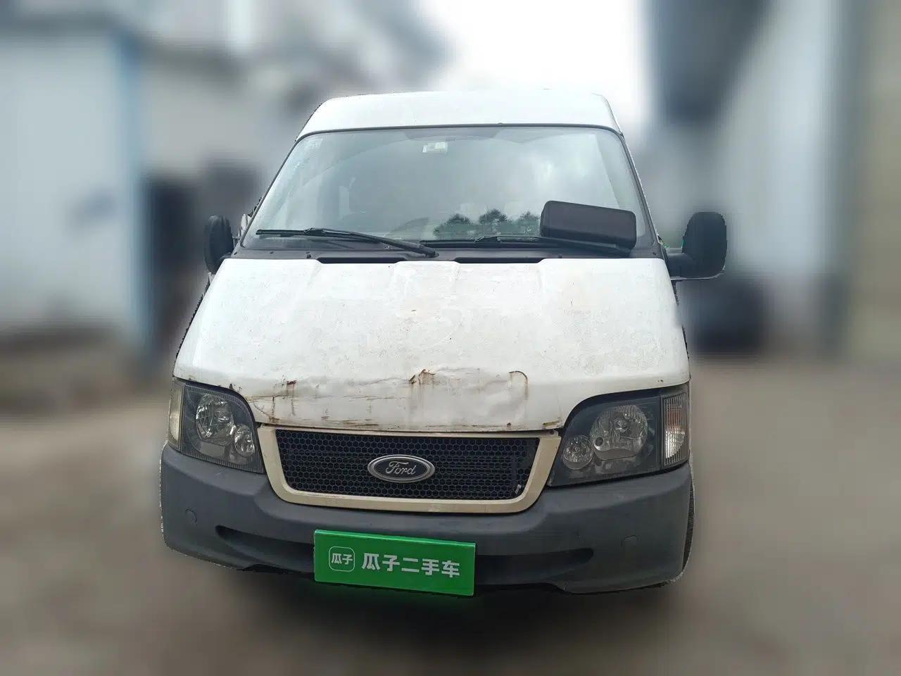 Ford Classic Transit 2013 2.8T Refurbished Diesel Ice-White Logistics Vehicle Long Wheelbase Mid-Roof Model JX493ZLQ4 — миниатюра 2