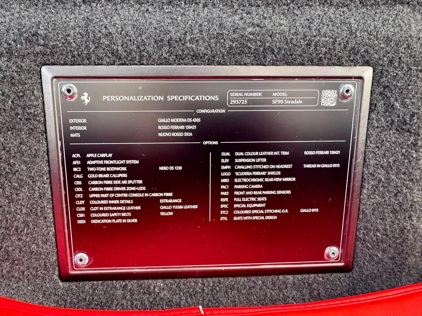 SF90 2020 3.9T V8 Stradale — миниатюра 16