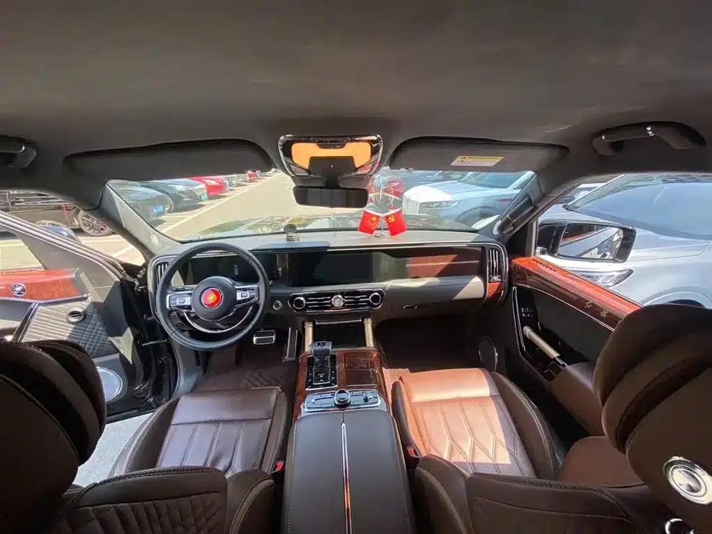 Hongqi Golden Sunflower National Glory 2022 4.0T Premium Flagship Edition 4-seater — миниатюра 16