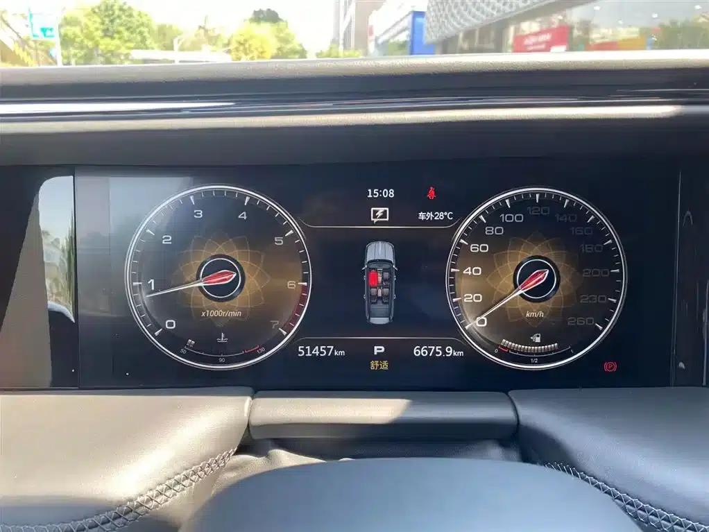 Hongqi Golden Sunflower National Glory 2022 4.0T Premium Flagship Edition 4-seater — миниатюра 33