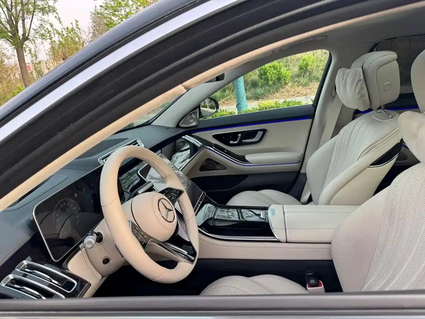 Mercedes-Benz S-Class PHEV 2023 S 450 e L Plug-in Hybrid Sedan — миниатюра 27