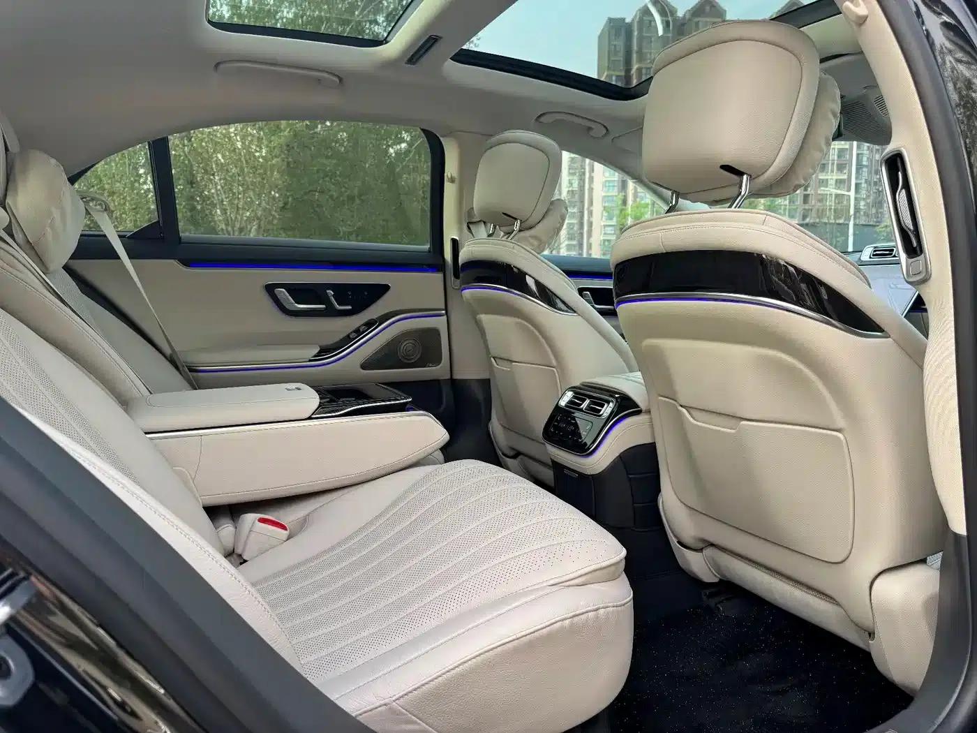 Mercedes-Benz S-Class PHEV 2023 S 450 e L Plug-in Hybrid Sedan — миниатюра 35