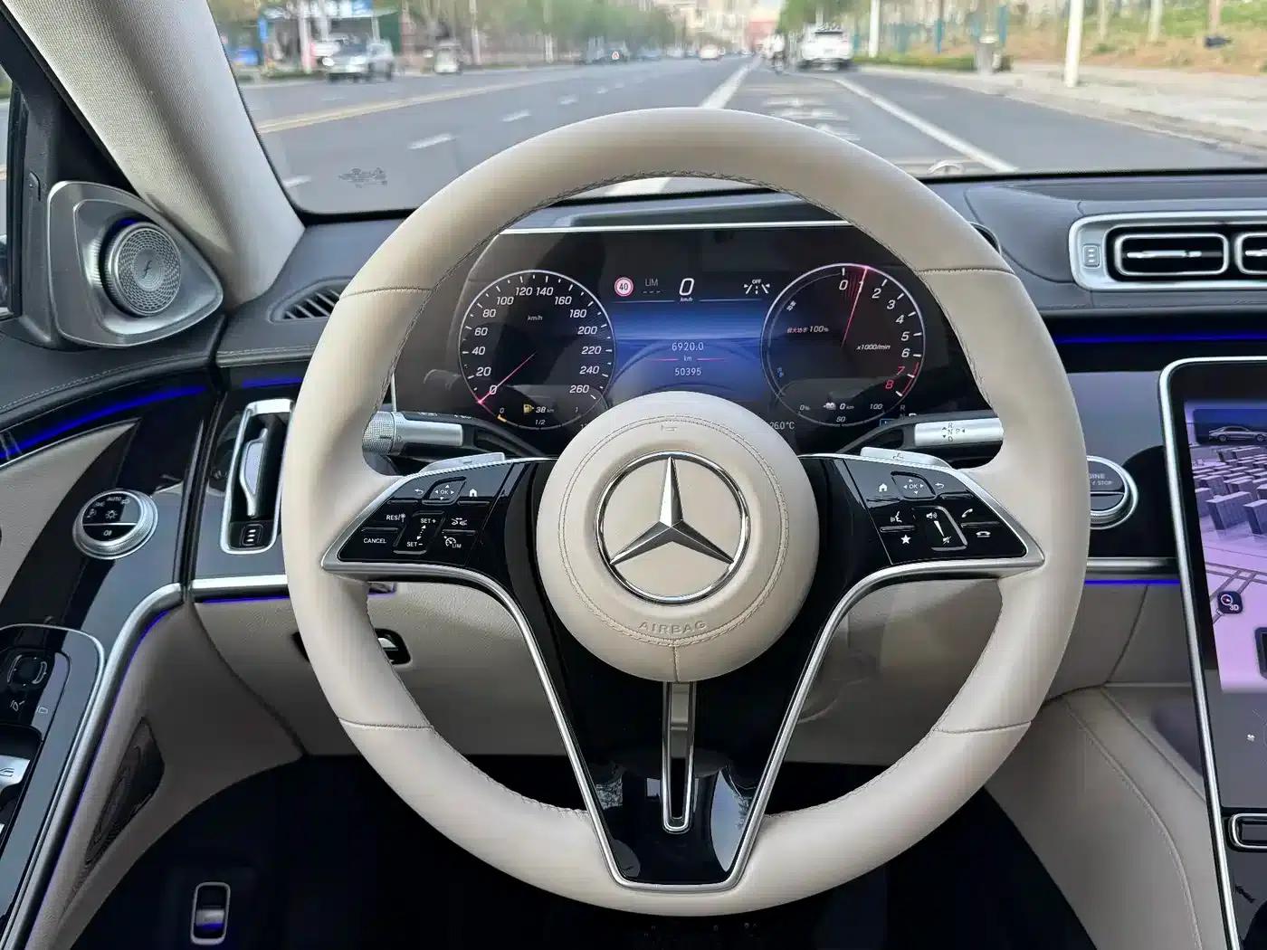 Mercedes-Benz S-Class PHEV 2023 S 450 e L Plug-in Hybrid Sedan — миниатюра 37
