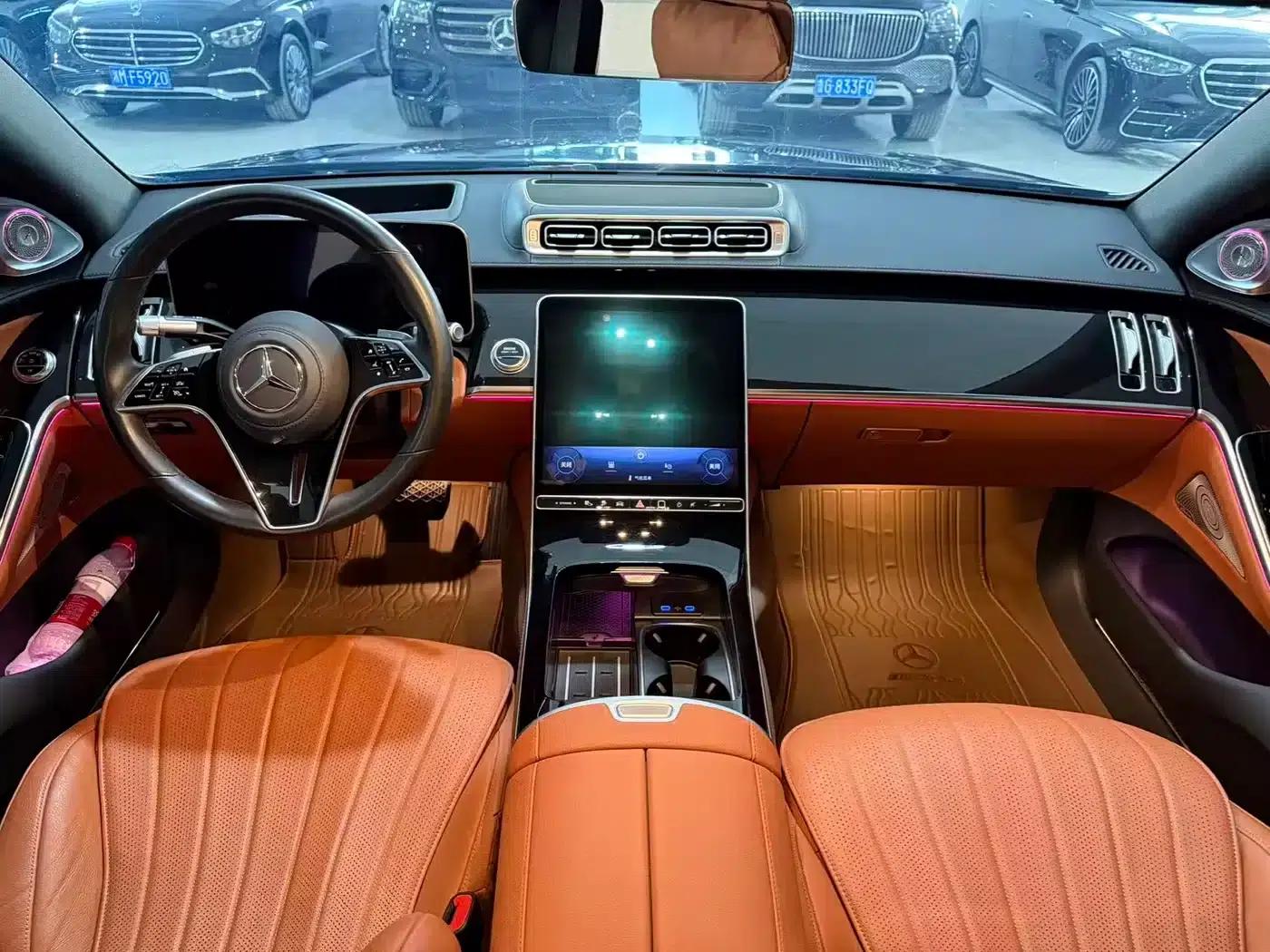 Mercedes-Benz S-Class PHEV 2023 S 450 e L Plug-in Hybrid Sedan — миниатюра 9