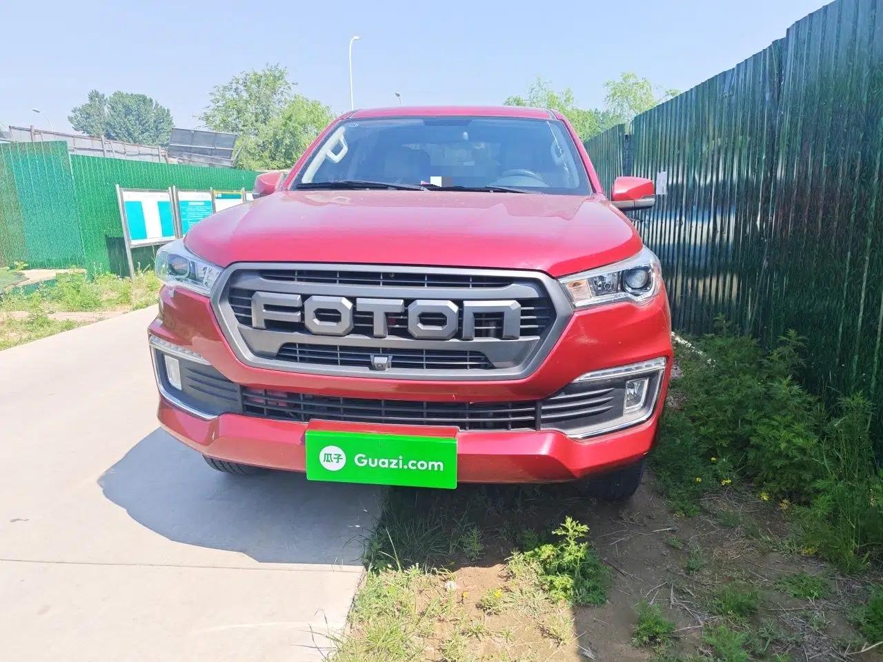 Foton Tunland Yutu 2020 2.0T Yutu 8 Gasoline Two-Wheel Drive Elite Version Standard Wheelbase 4G20TI5 — миниатюра 2