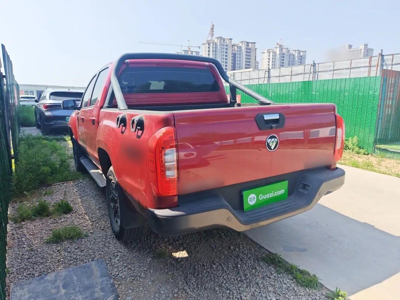 Foton Tunland Yutu 2020 2.0T Yutu 8 Gasoline Two-Wheel Drive Elite Version Standard Wheelbase 4G20TI5 — миниатюра 4