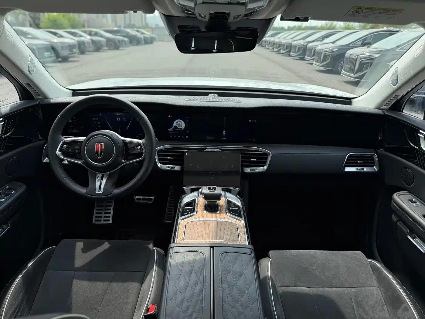 Hongqi E-HS9 2021 Model 460km Flagship Edition 7-Seater — миниатюра 19