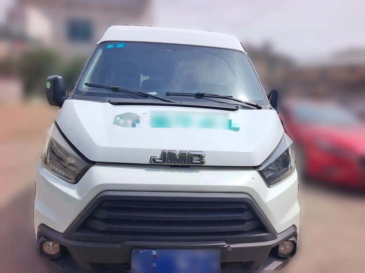 JMC Transit 2019 2.8T Commercial Version Short Wheelbase Low Roof 6-Seater China VI Emission Standard JX493 — миниатюра 2