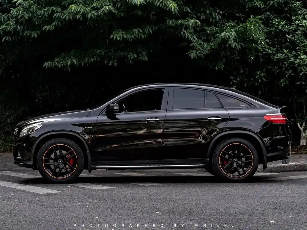 2018 Mercedes-Benz GLE Coupe AMG Model 43 4MATIC Coupe SUV, Phantom Orange Special Edition — миниатюра 2