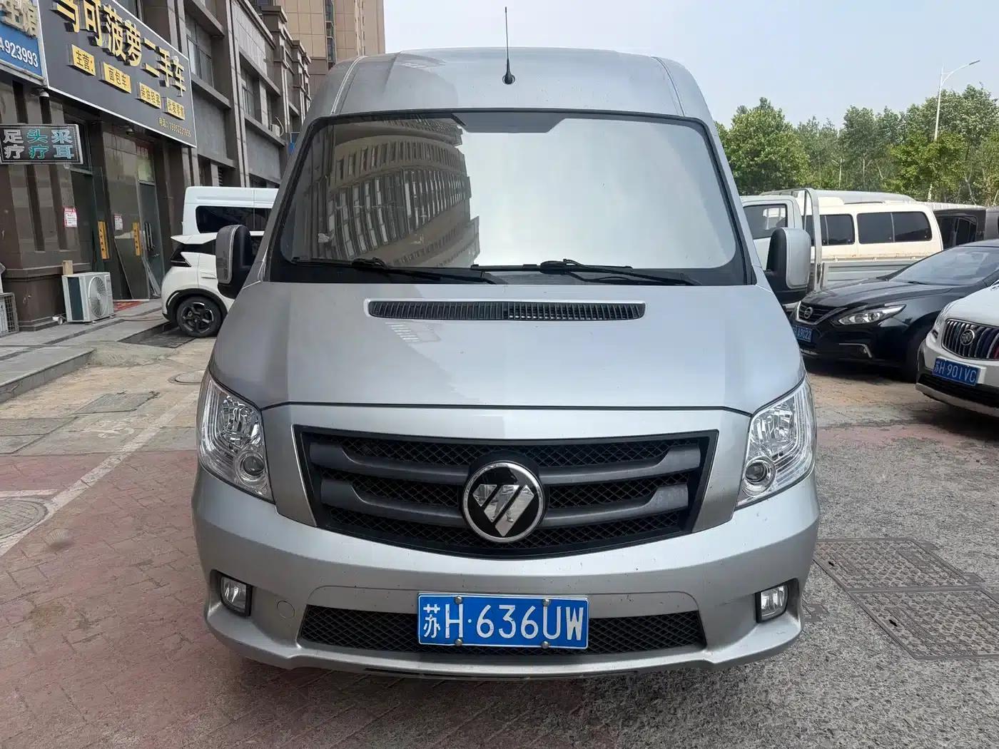 2023 Tuano, Cummins 2.8T manual transmission, multi-functional, long wheelbase, mid-roof, dual rear tires, 7/9 seats. — миниатюра 2