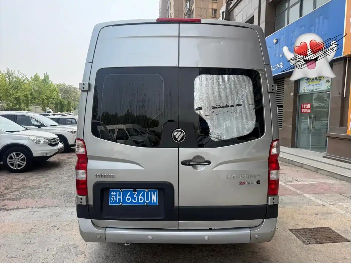 2023 Tuano, Cummins 2.8T manual transmission, multi-functional, long wheelbase, mid-roof, dual rear tires, 7/9 seats. — миниатюра 8