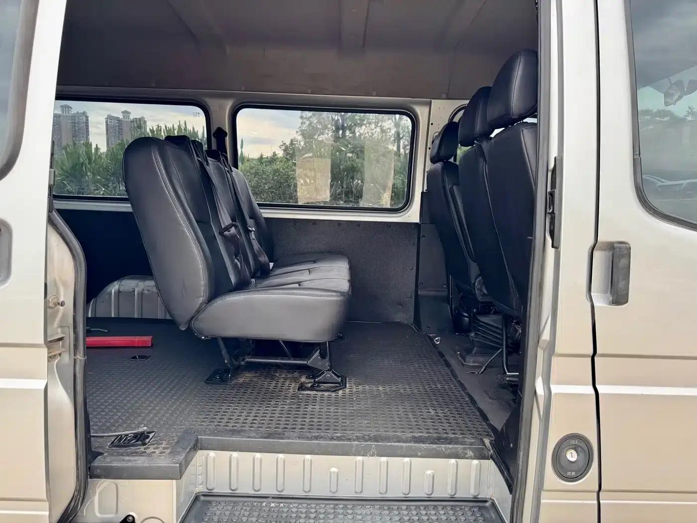Teshun 2021 2.8T Space King Taurus Edition Short Wheelbase Mid-High Roof 6-Seater Diesel National VI JX493 — миниатюра 7