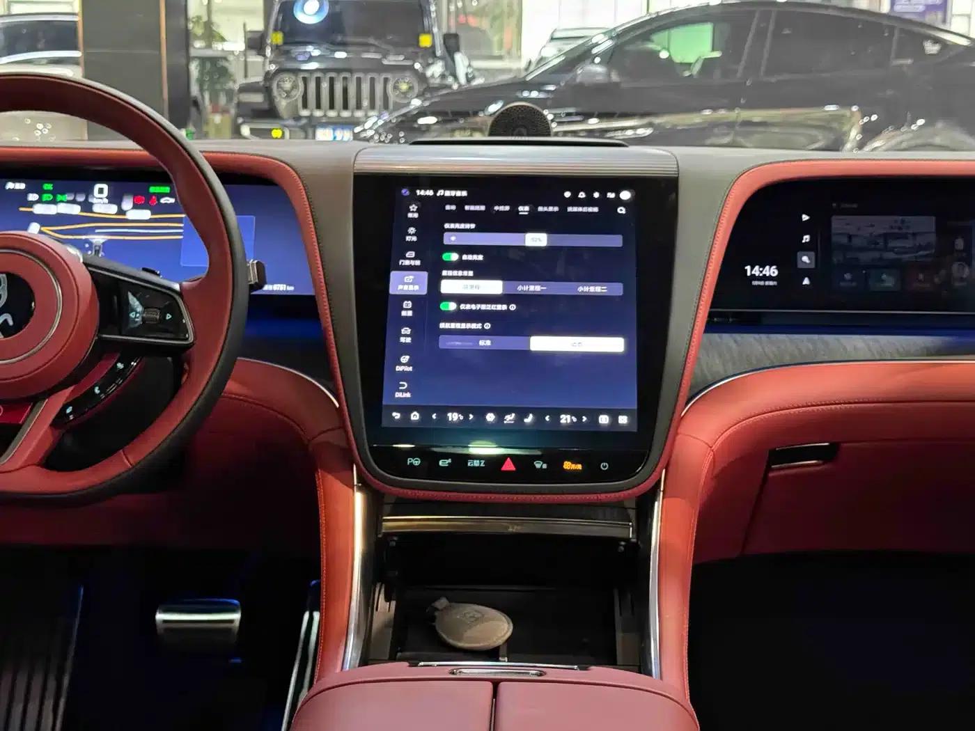 Looking up at the U7 2025 EV five-seater luxury edition — миниатюра 14