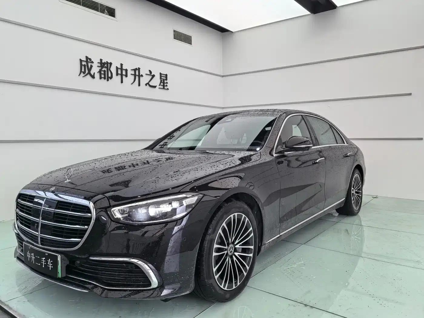 Mercedes-Benz S-Class PHEV 2023 S 450 e L Plug-in Hybrid Sedan — миниатюра 1
