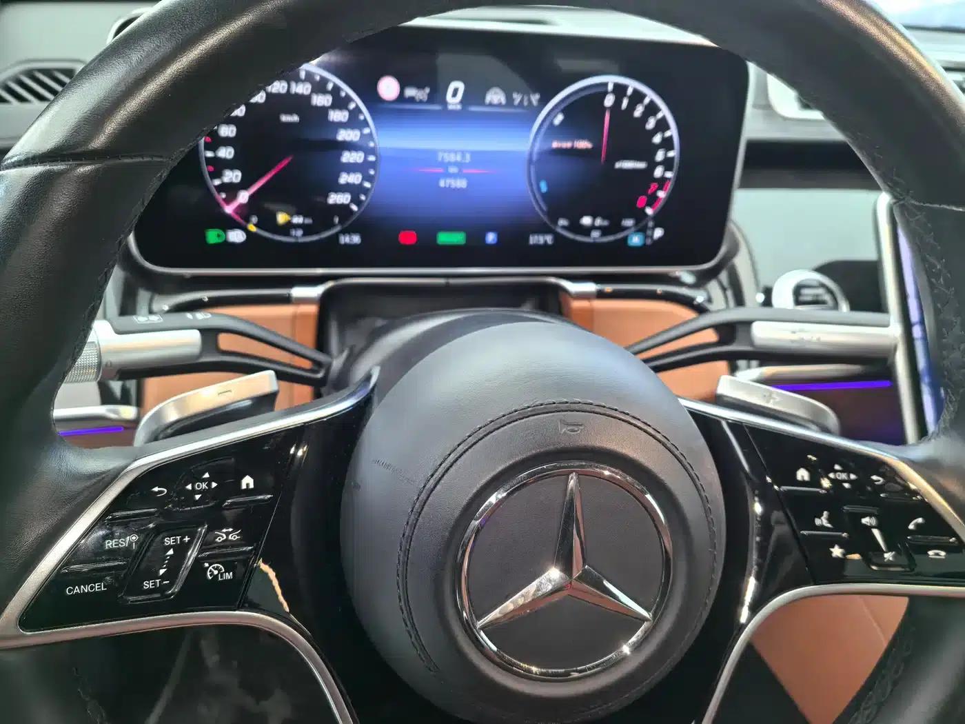 Mercedes-Benz S-Class PHEV 2023 S 450 e L Plug-in Hybrid Sedan — миниатюра 6