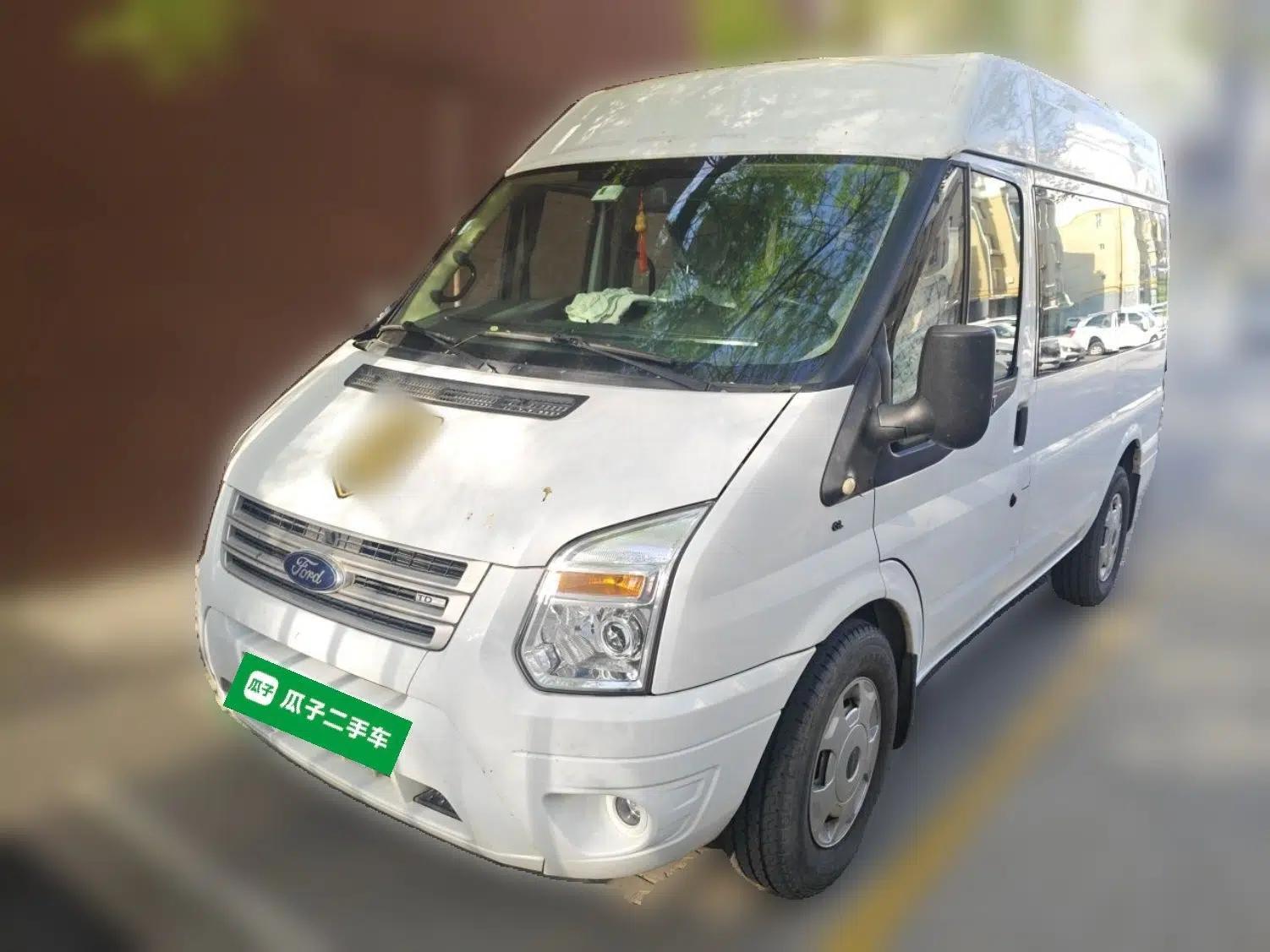 Ford Transit Custom 2013 2.4T Diesel Economical Logistics Vehicle Short Wheelbase Mid-Roof China III Standard — миниатюра 1