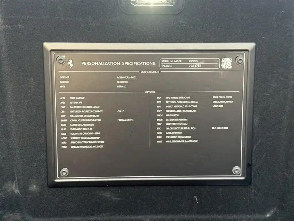 Ferrari 296 2021 3.0T V6 GTB — миниатюра 25