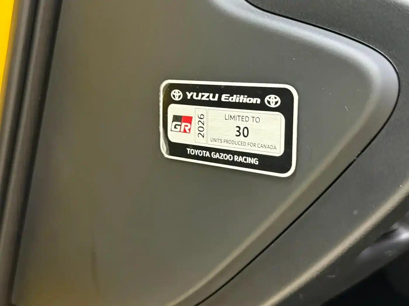 Toyota 86 2026 2.4L GR 86 Yuzu Limited Edition — миниатюра 17