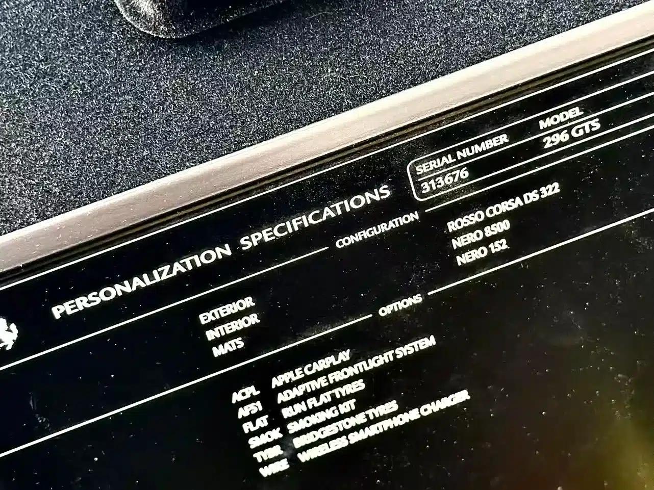 Ferrari 296 2022 3.0T V6 GTS — миниатюра 18