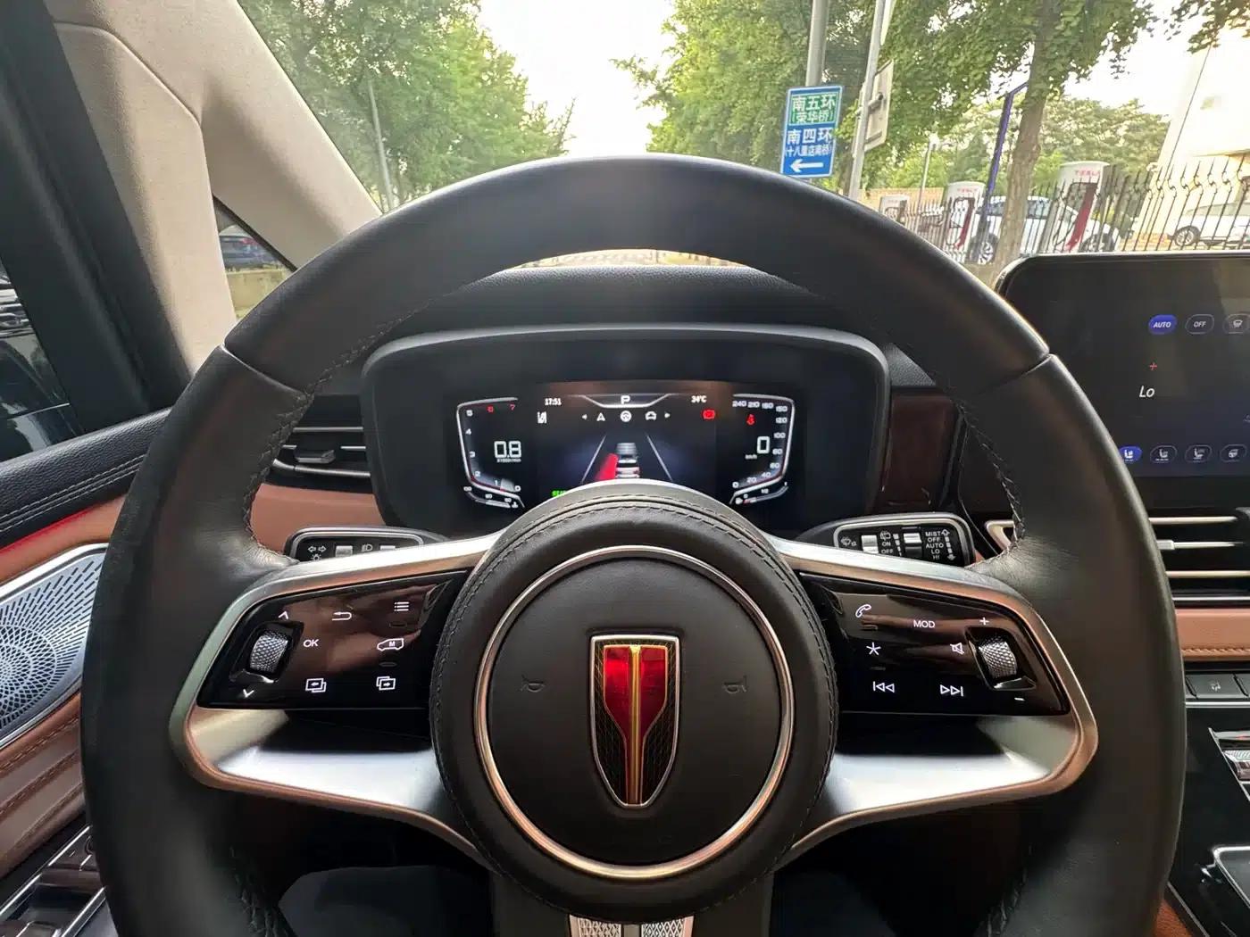 Hongqi HQ9 2023 2.0T Intelligent Flagship Edition — миниатюра 44