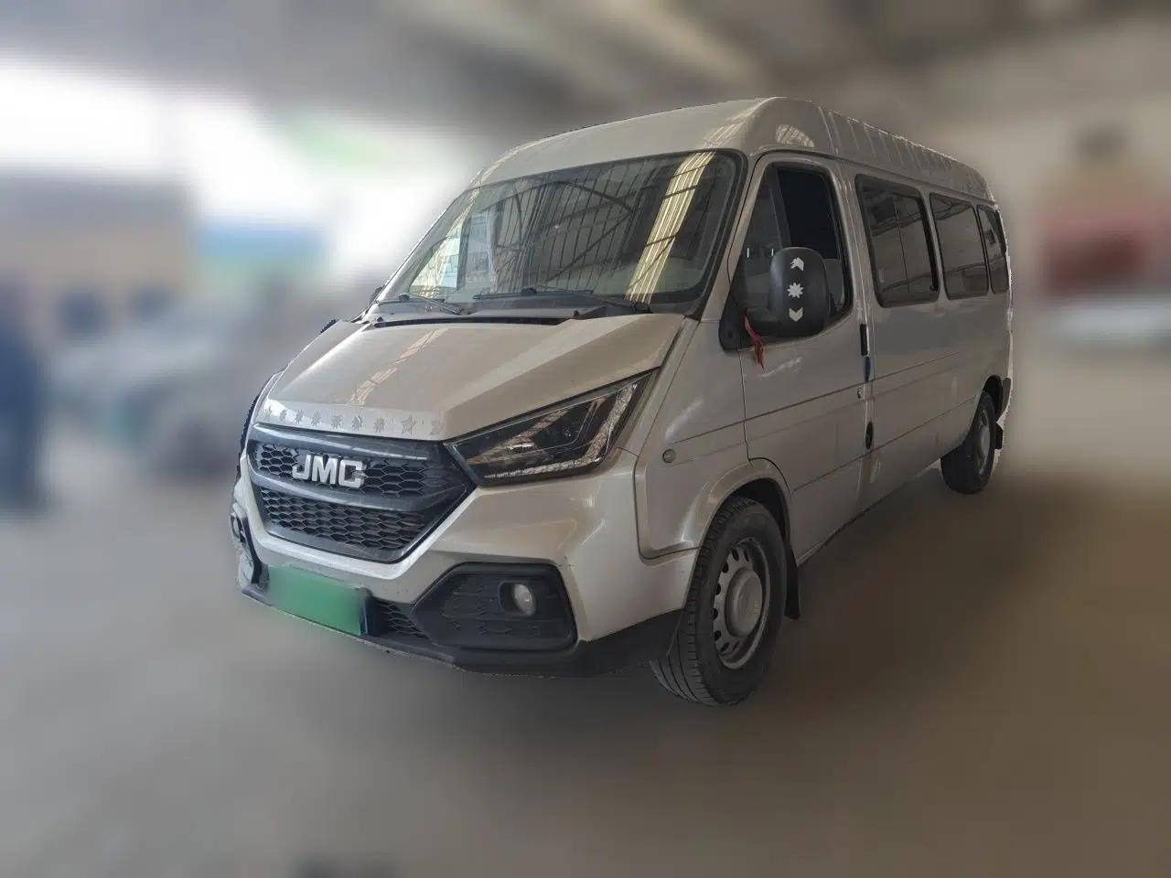 JMC Transit 2021 2.8T Space King Standard Version Long Wheelbase Mid-Height Roof Rear Single Tire – Step 6-Seater Diesel China VI Emission Standard JX493 — миниатюра 1