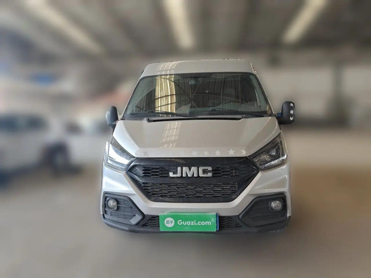 JMC Transit 2021 2.8T Space King Standard Version Long Wheelbase Mid-Height Roof Rear Single Tire – Step 6-Seater Diesel China VI Emission Standard JX493 — миниатюра 2